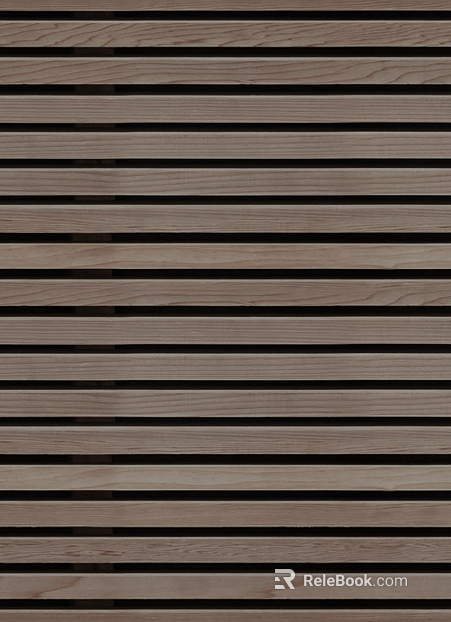 Sound-absorbing board black walnut grille board texture