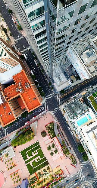 Bird's Eye View Creative Bird's Eye View of the City Landscape Bird's Eye View of the Exterior texture