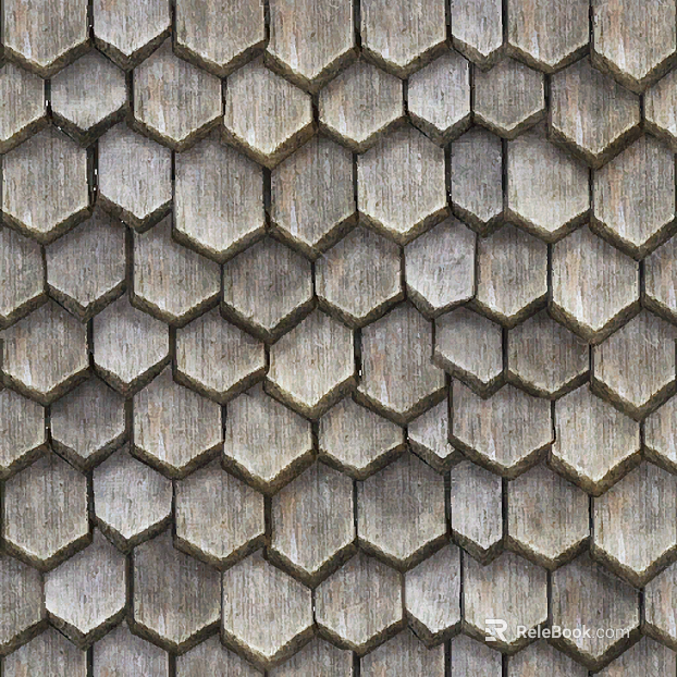 Wooden tile texture