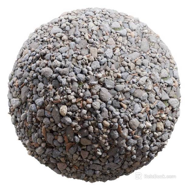 Gravel PBR texture