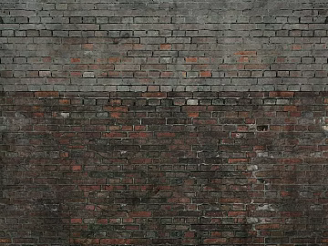 Dark gray retro red brick wall tiles texture (ID:ffaeh063739)