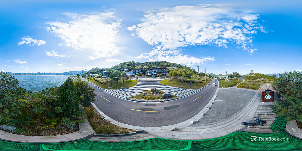 HDR mountain field landscape panorama texture