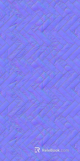 Fishbone Marble Normal Bump texture