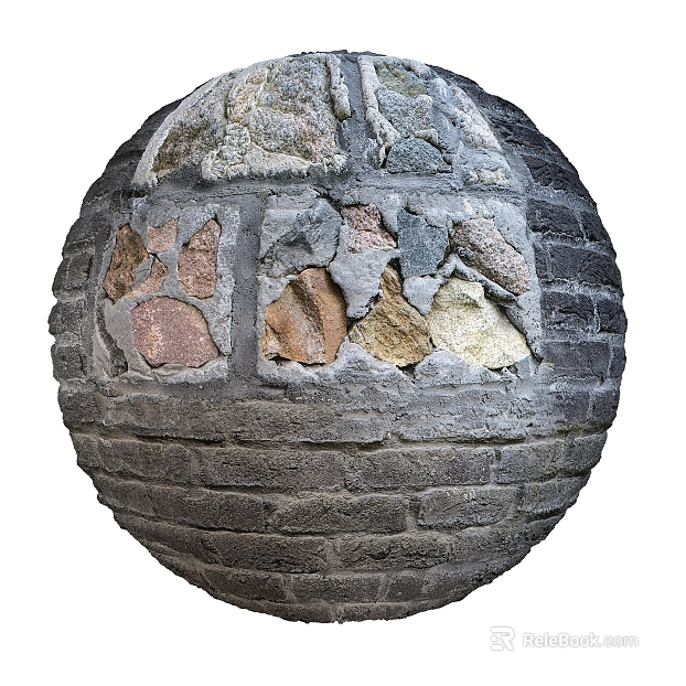 Brick wall PBR texture