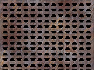 Perforated plate 3d model