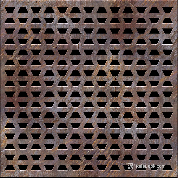 Perforated plate texture