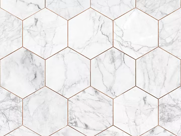 Hexagonal Tile Hexagonal Tile White texture (ID:ffajg66655)