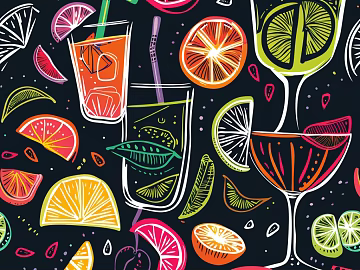 Cocktail Wallpaper Cartoon Wallpaper Wallpaper Wallpaper texture (ID:ffach587963)