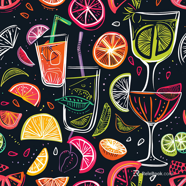 Cocktail Wallpaper Cartoon Wallpaper Wallpaper Wallpaper texture