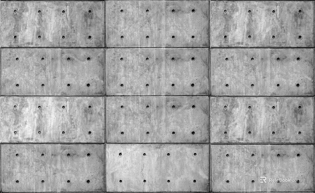 Grey fair-faced concrete wall texture