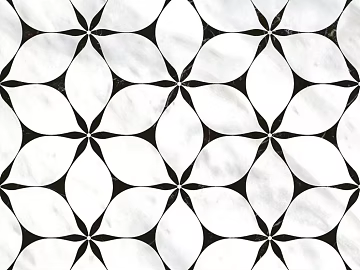 Black and White Marble Parquet Floor Wall Tile texture (ID:ffaeh339091)