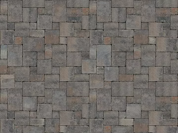Dark Grey Retro Antique Tile Courtyard Floor Tile texture (ID:ffaeh940532)