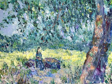 landscape painting texture (ID:ffajg51484)