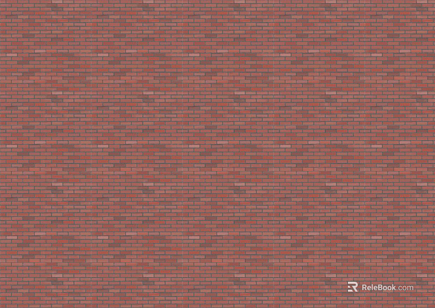 Brick wall villa facade red cultural brick texture