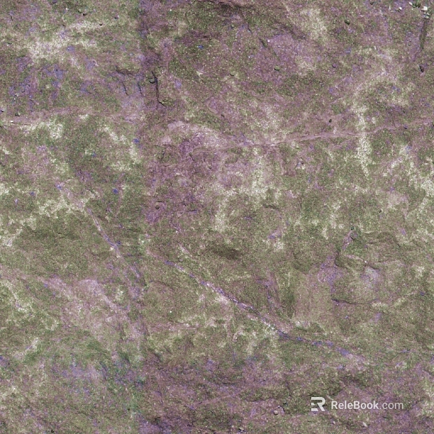 Purple Green Rock Wall Decoration Stone texture