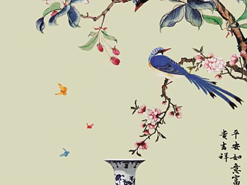 flower-and-bird painting texture (ID:ffaag13470)