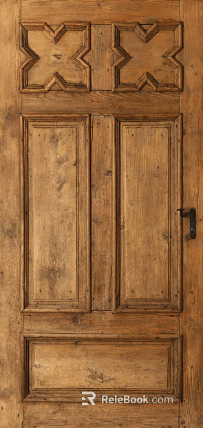 Wooden door texture