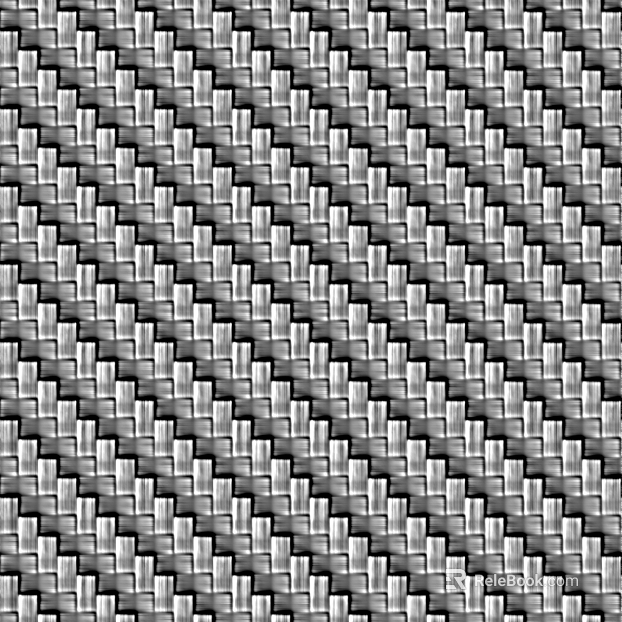 Silver black woven textured metal decorative surface texture