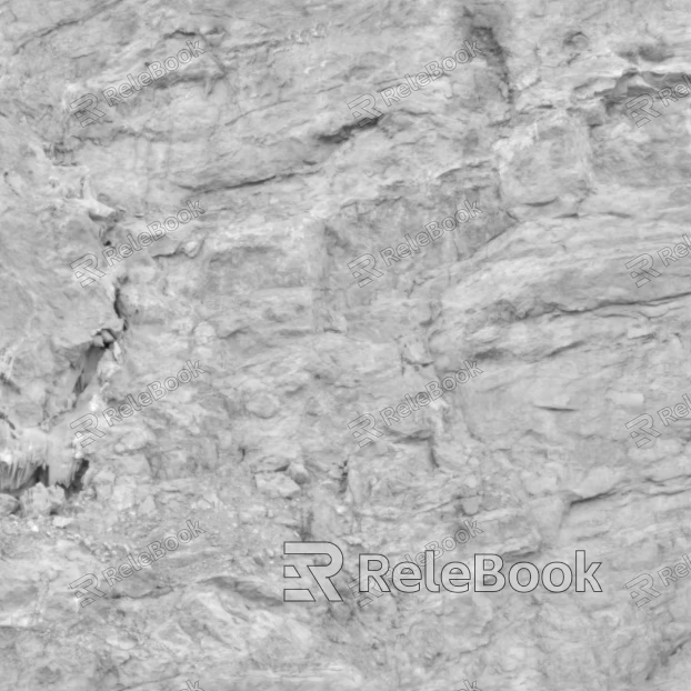 Rock Rock Black and White Chart texture