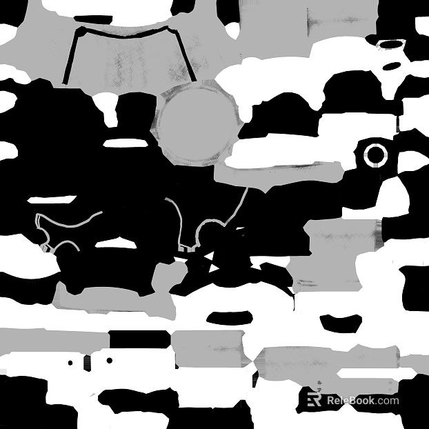 Black gray abstract geometric pattern decorative fabric texture