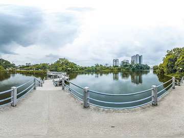 HDR ecological greening garden panorama texture (ID:ffach029503)