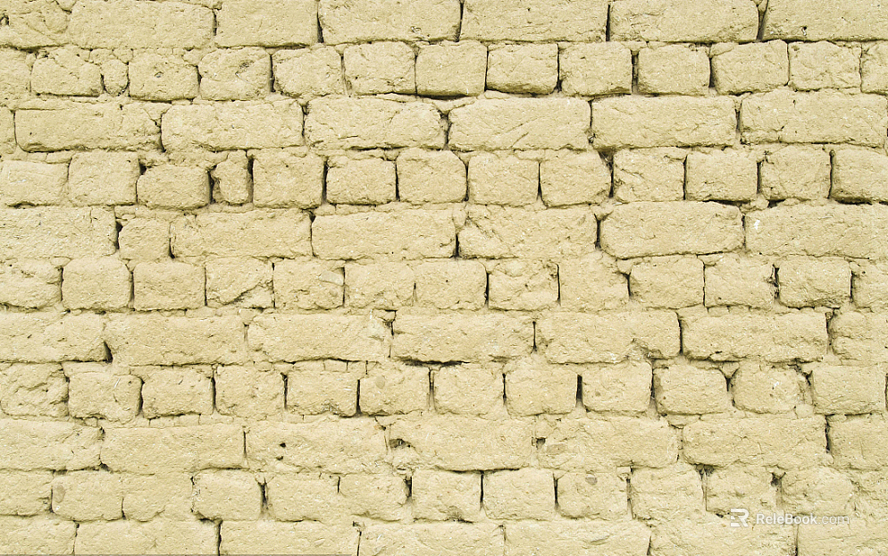 brick wall yellow stone earth wall texture