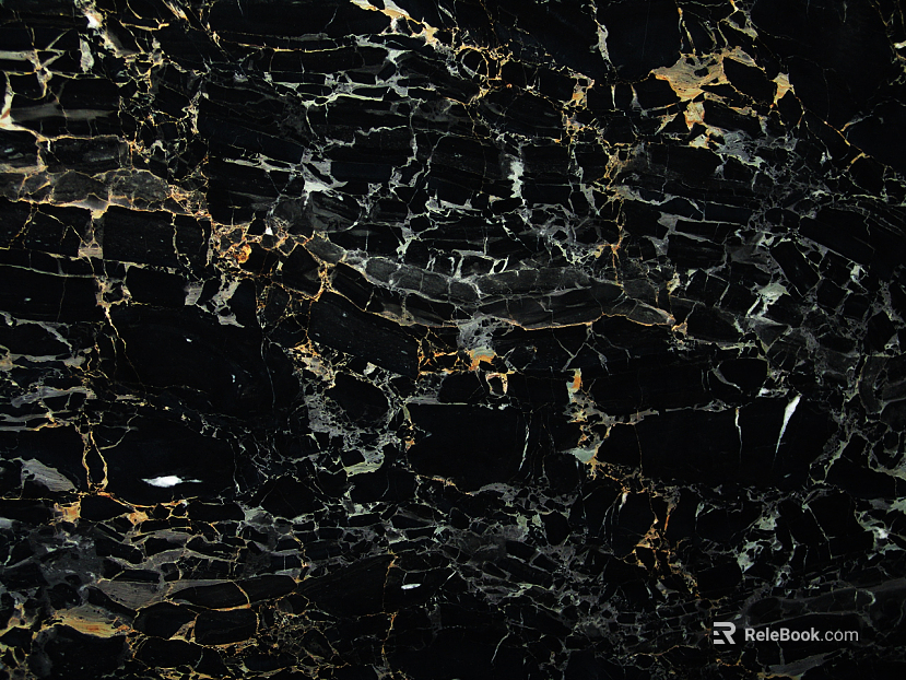 Ice pattern marble black gold black marble texture