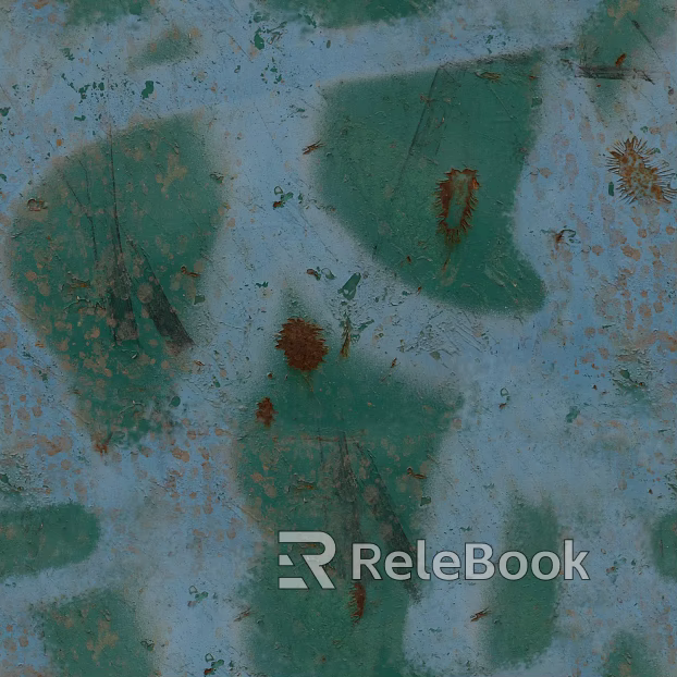 Painted metal texture