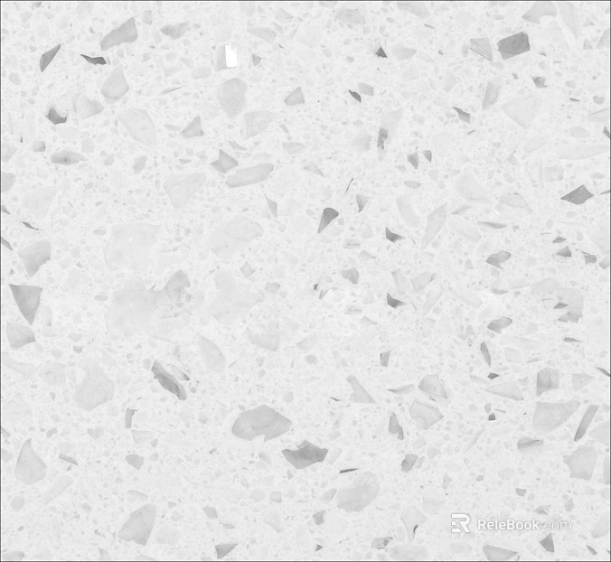 White terrazzo ground pavement material texture