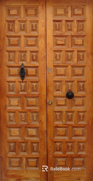 Wooden door texture