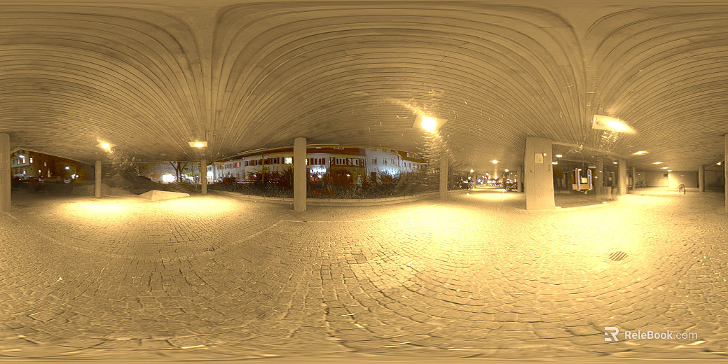 Indoor Corridor HDR texture