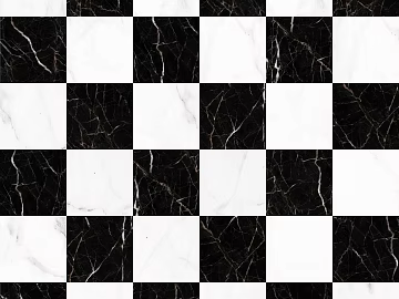Black and white marble mosaic floor tiles texture (ID:ffaeh441196)