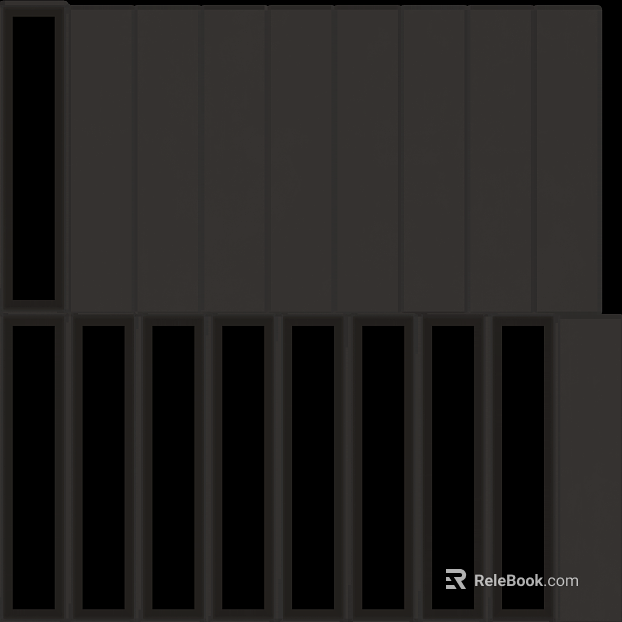 Dark gray vertical grid metal plate wall texture