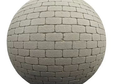 Brick wall PBR texture (ID:ffach499281)