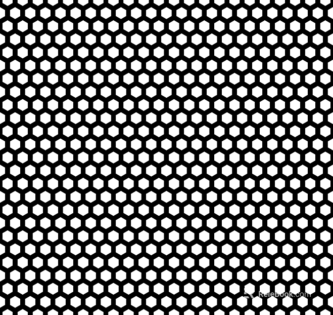 hexagonal perforated plate texture