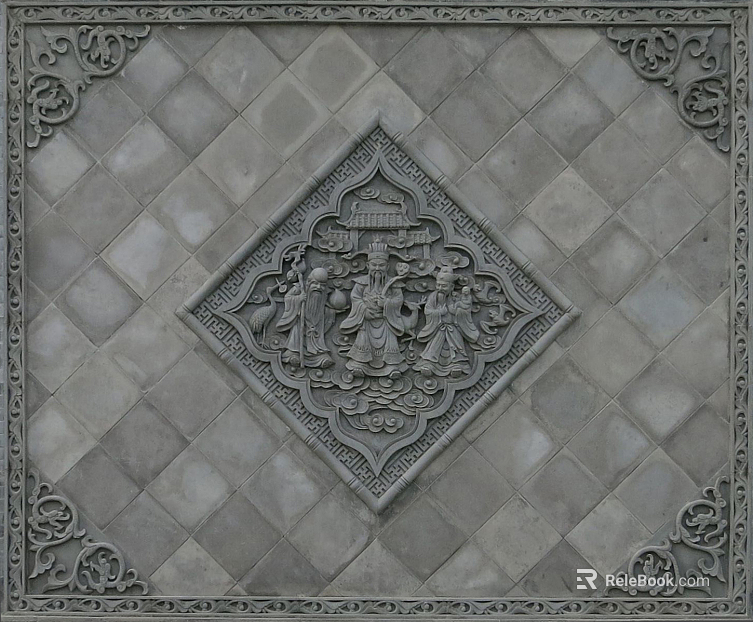 relief ground gray floor tile texture