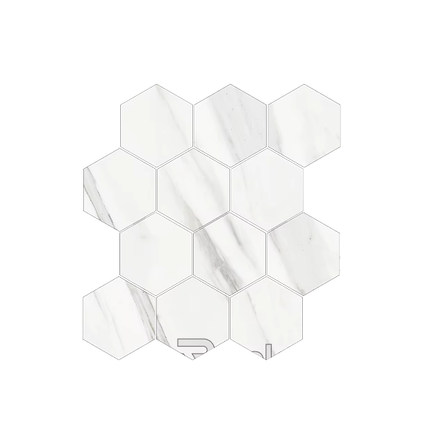 Hexagonal Tile Hexagonal Tile White texture