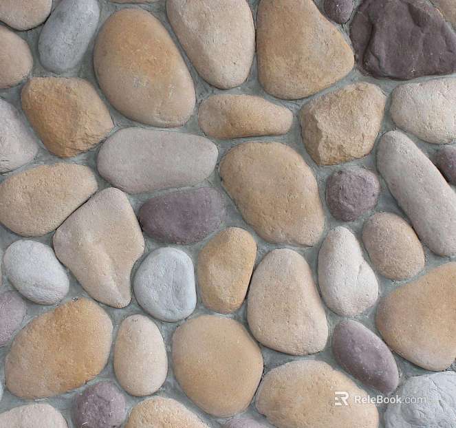 Culture Stone Yellow Pebbles texture