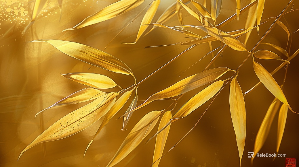 New Chinese bamboo background wall texture