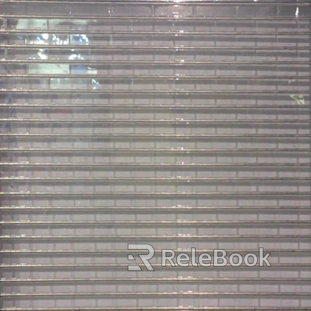 Rolling shutter door texture