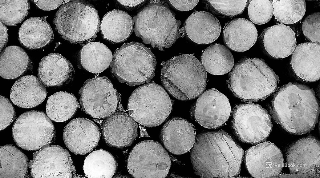 Log Cross Section Wood Raw Material texture