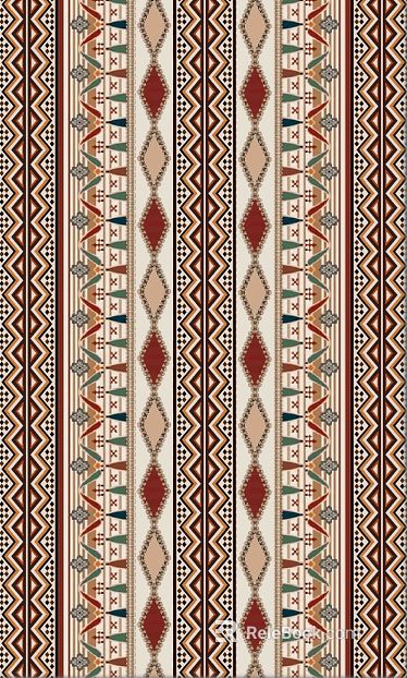 Traditional tribal textile patterns, bohemian-style embroidery, earthy yellow, brown. texture