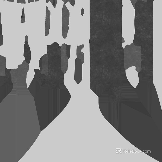 Abstract Black and White Bump Decoration Map texture