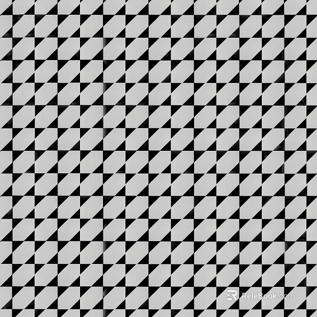 Retro geometric pattern floor tiles, artistic tiles texture