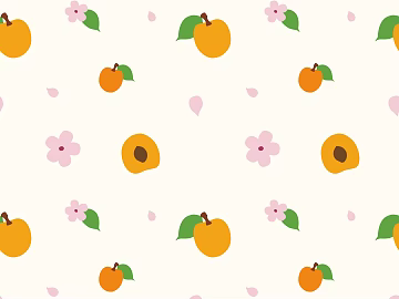 Modern milk white cartoon apricot texture (ID:ffach834385)