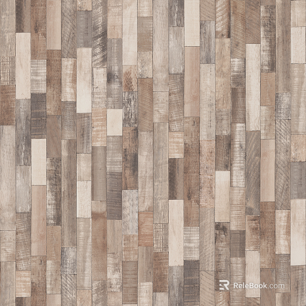 Mixed color mosaic wood flooring texture