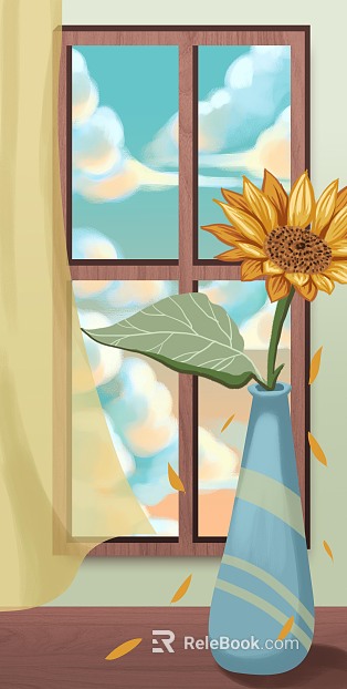 cartoon painting texture