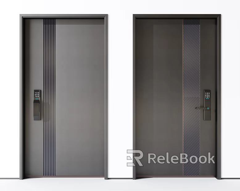 swing door texture