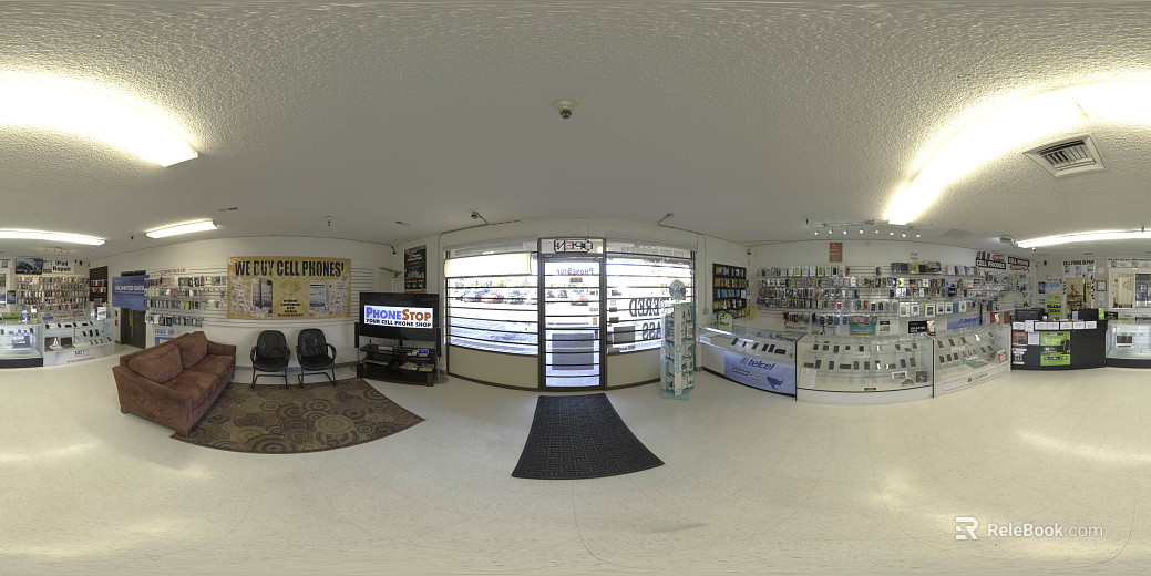 Indoor Mobile Phone Shop HDR texture