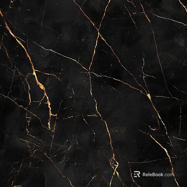 Black Golden Flower Marble texture